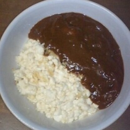 お豆腐カレーいいネ＾＾ｂ今日もおいしく、ヘルシーにリピ♡ごちそうさま～♪